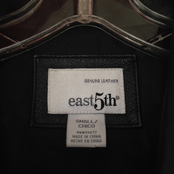BEAUTIFUL Leather jacket EAST 5th Women's small - Picture 2 of 5